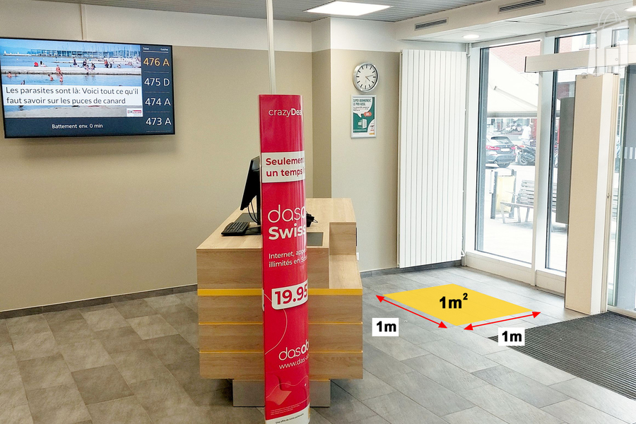 Surface de promotion, filiale de la Poste Genève 8 Jonction