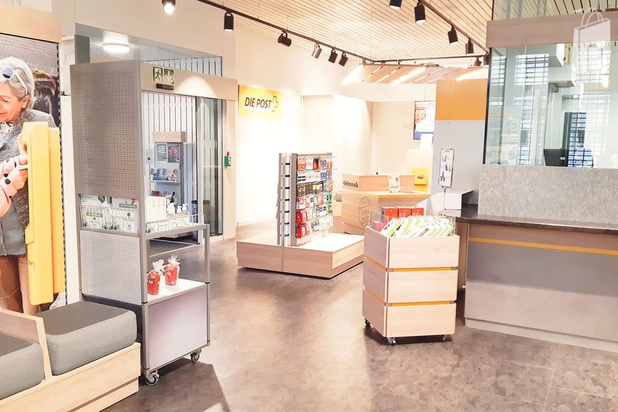 Innenansicht, Postfiliale Lyss