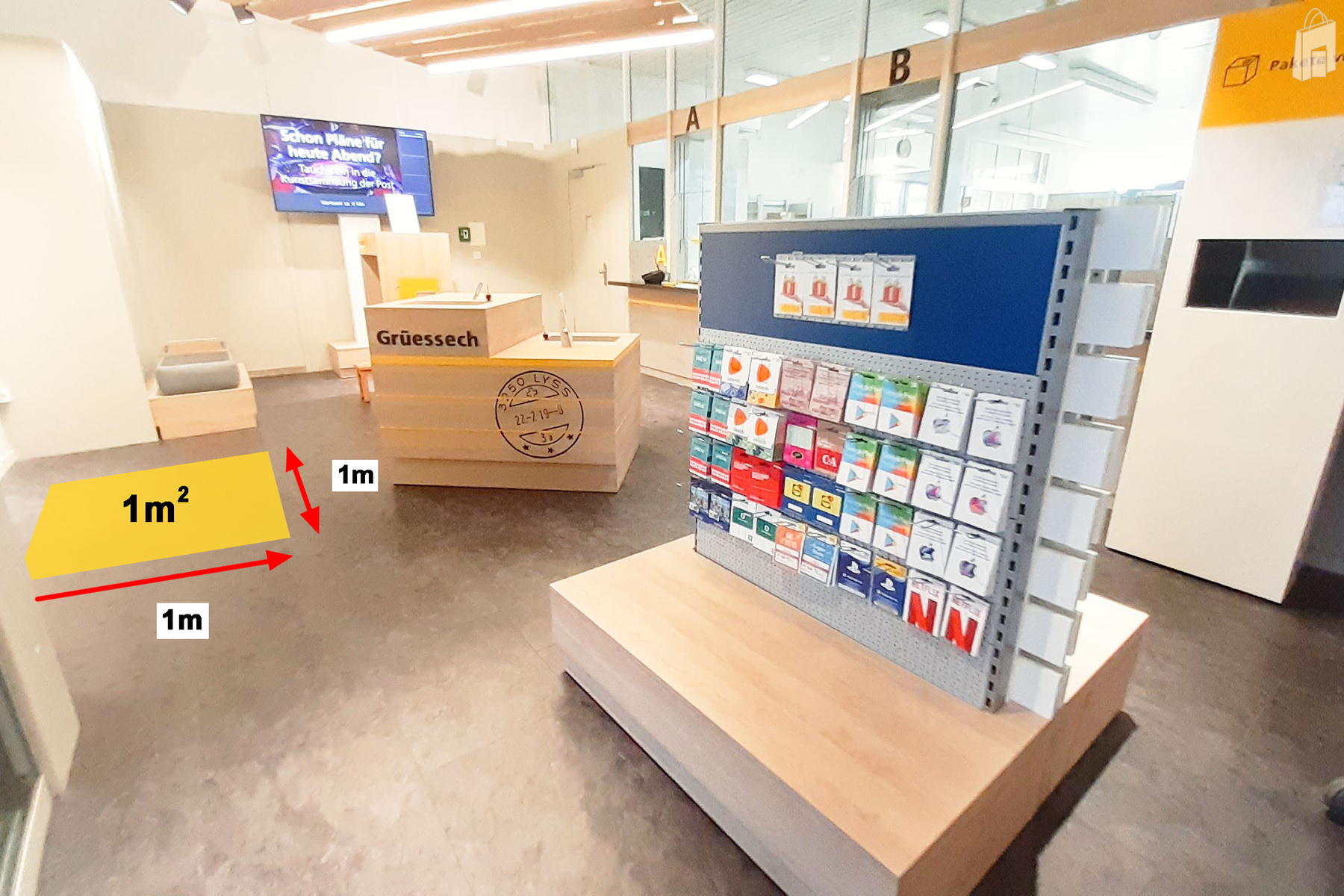 Promotionsflaeche, Postfiliale Lyss