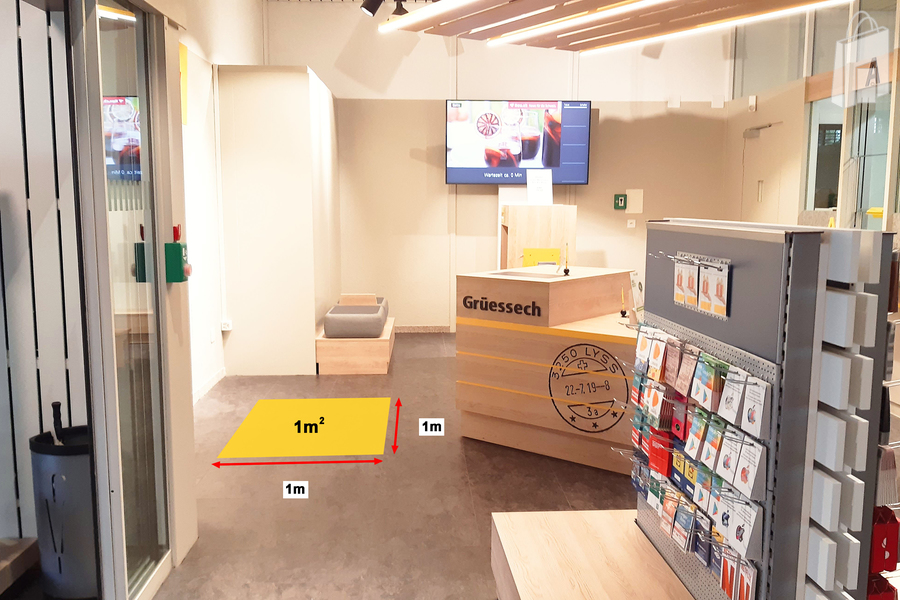 Promotionsflaeche, Postfiliale Lyss