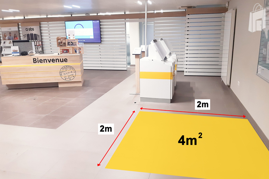 Surface de promotion, filiale de la Poste Martigny 1