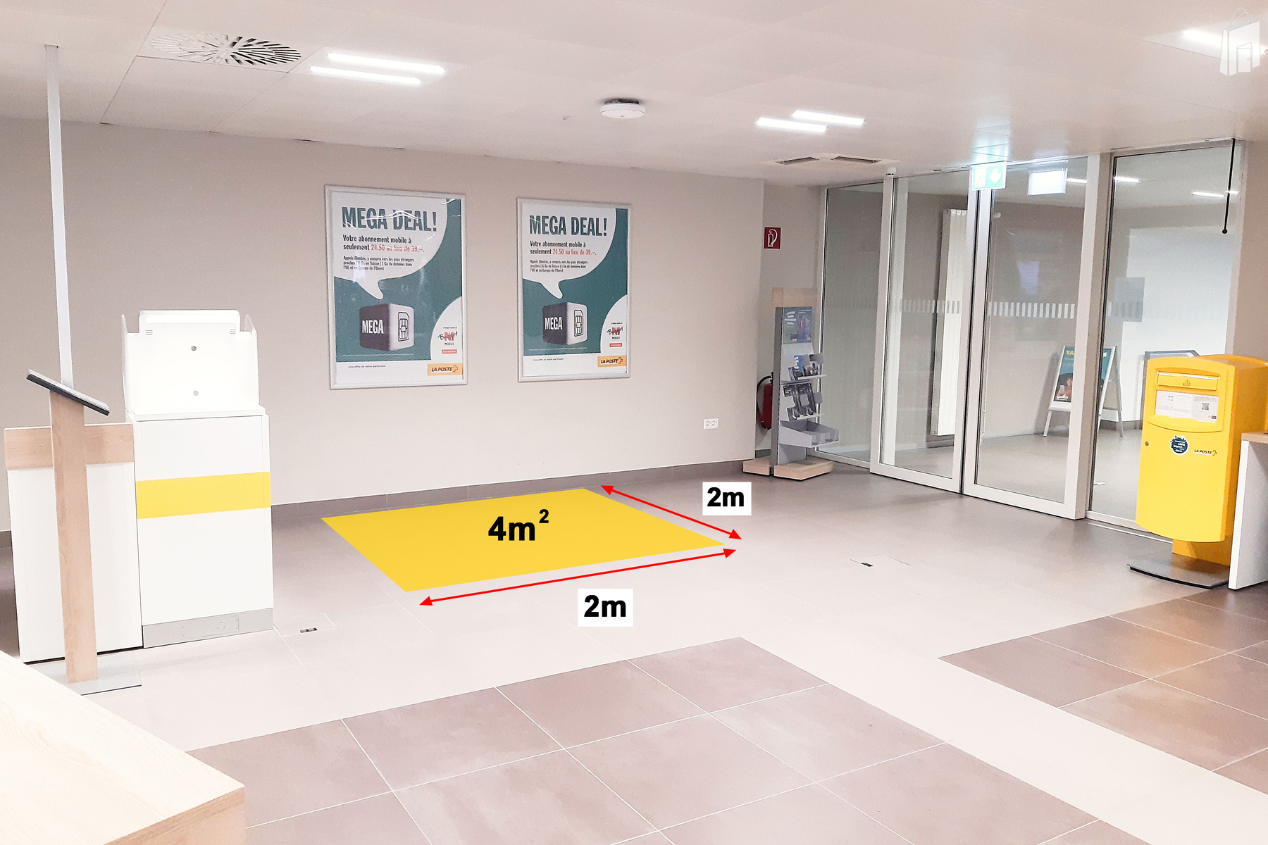 Surface de promotion, filiale de la Poste Martigny 1