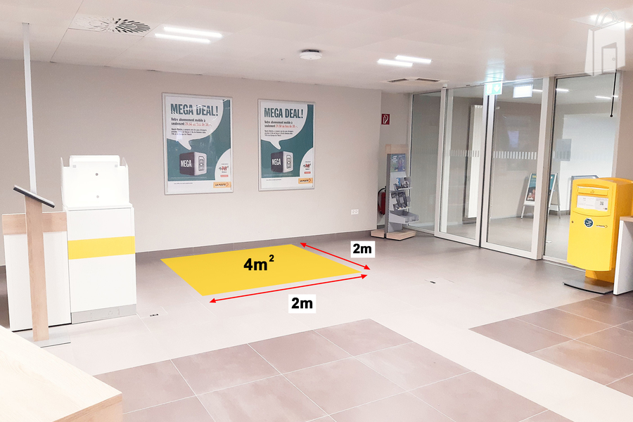 Surface de promotion, filiale de la Poste Martigny 1