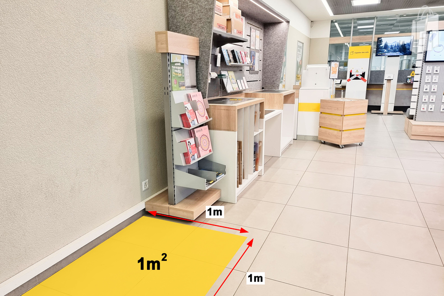 Surface de promotion, filiale de la Poste Prilly