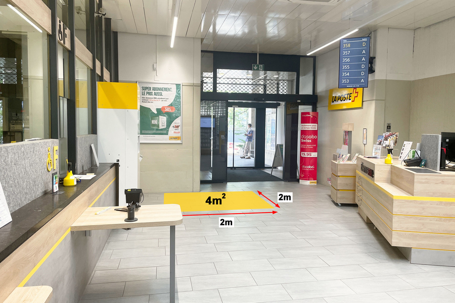 Surface de promotion, filiale de la Poste Renens VD 1