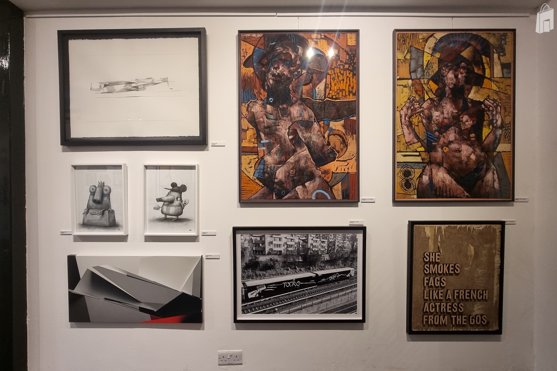 Back room first left wall