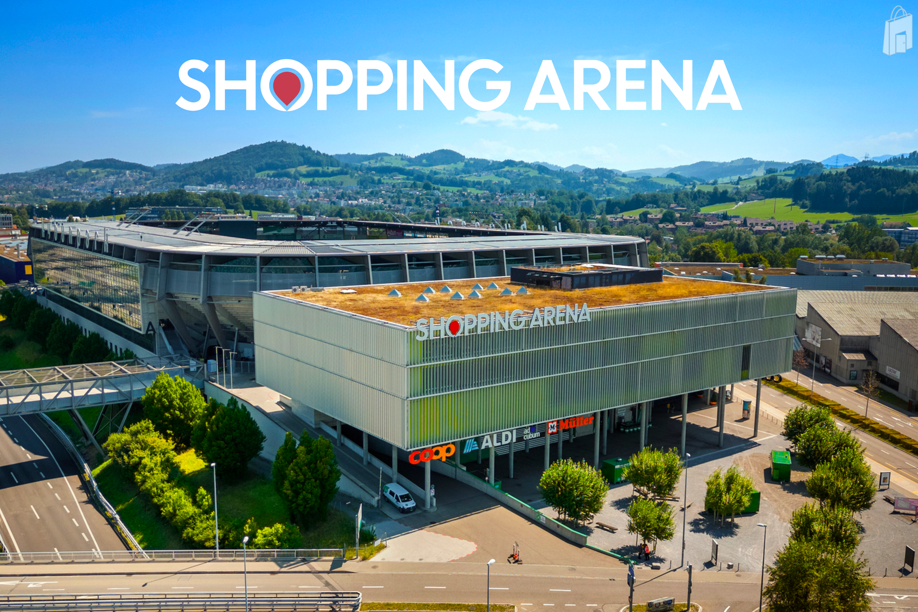 Shopping Arena Aussenansicht
