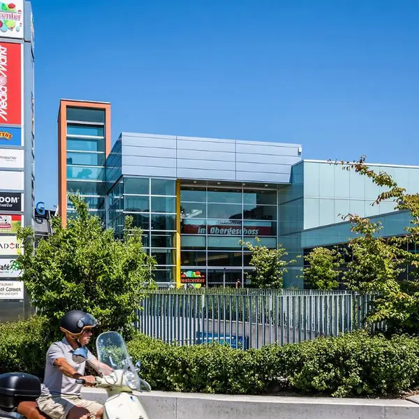 Mittelpunkt im Shoppingcenter