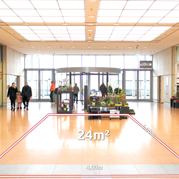 Mittelgroße Fläche direkt am Haupteingang im Kauf Park zu vermieten