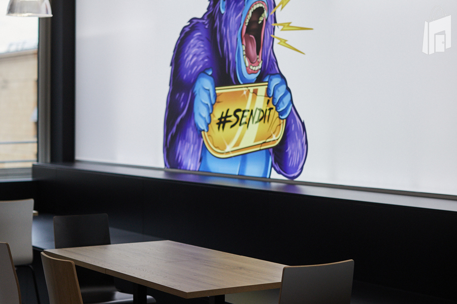 Indirekte Beleuchtung, gern auch Motiv austauschbar