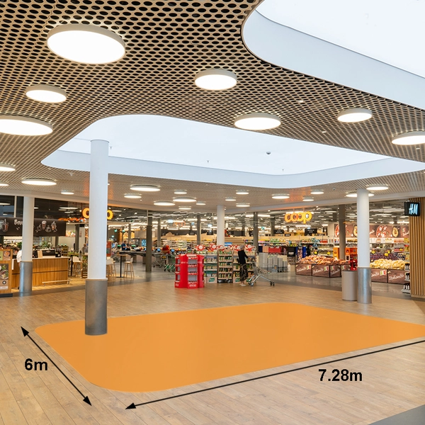 Centro Tenero - Eventzone A (Lato entrata supermercato)