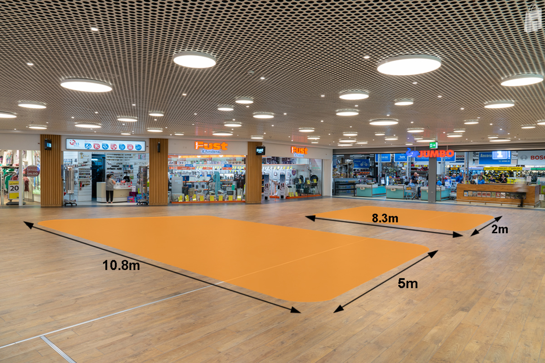 Mall superiore lato Jeans Shop