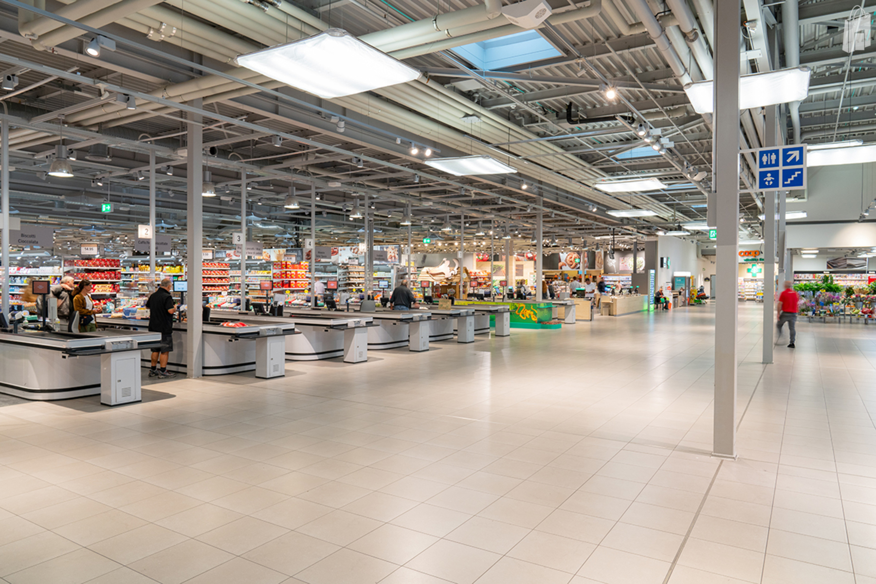 Mall centrale pilastro di mezzo