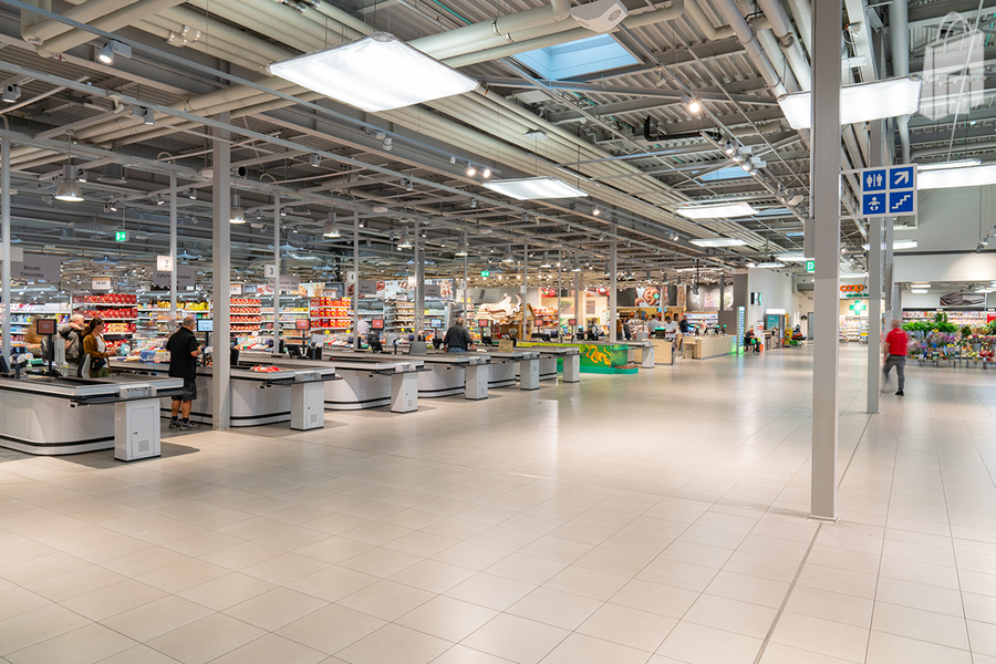 Mall centrale pilastro di mezzo