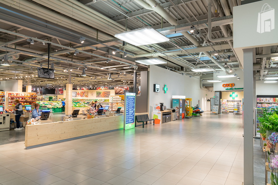 Mall centrale uscita casse automatiche