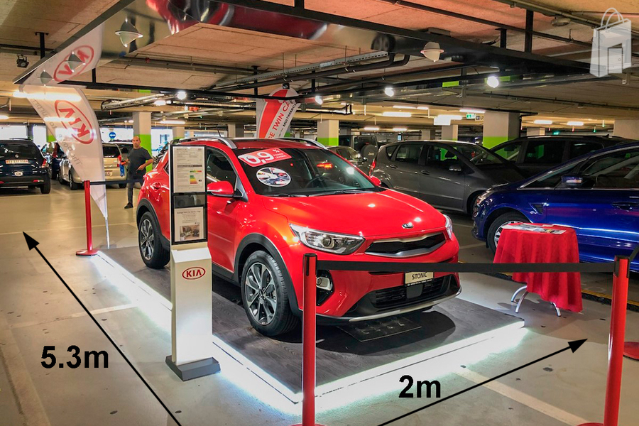 Palchetto esterno, Parking