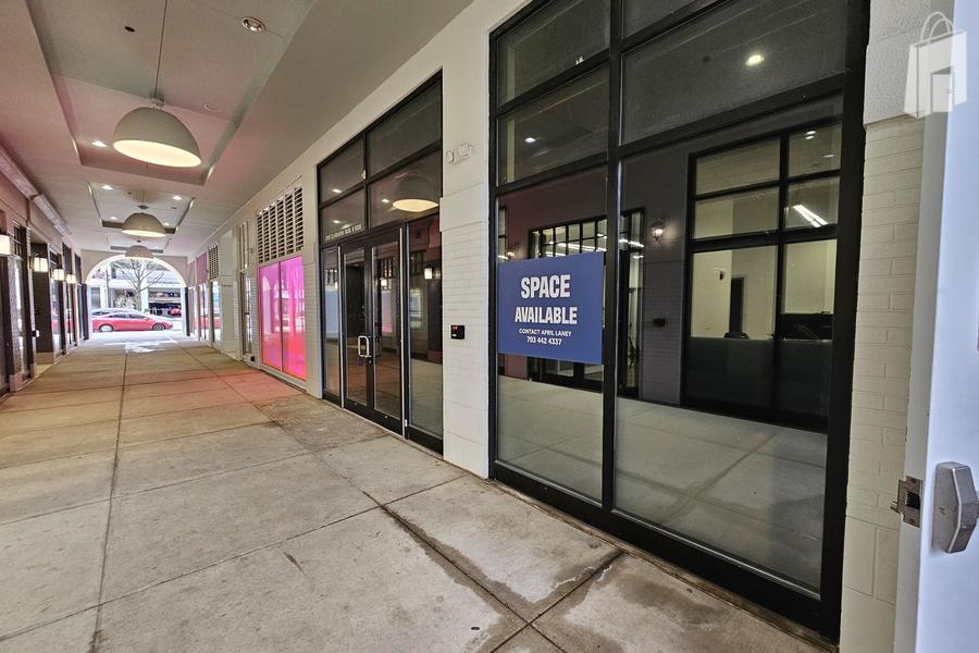 Storefront of Space Available in The Crossing Clarendon