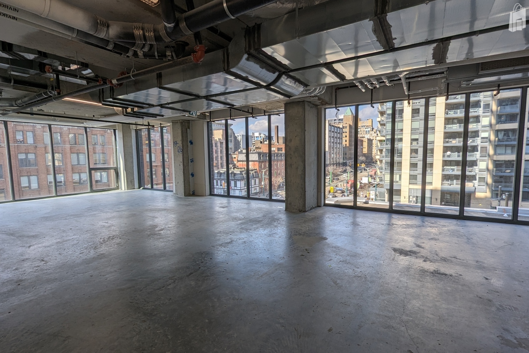 Full Floor Raw Vacant Unit Ready for Your Vision