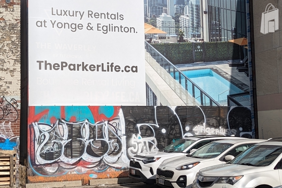 Wall Mural Opportunity at College Street and Spadina Avenue