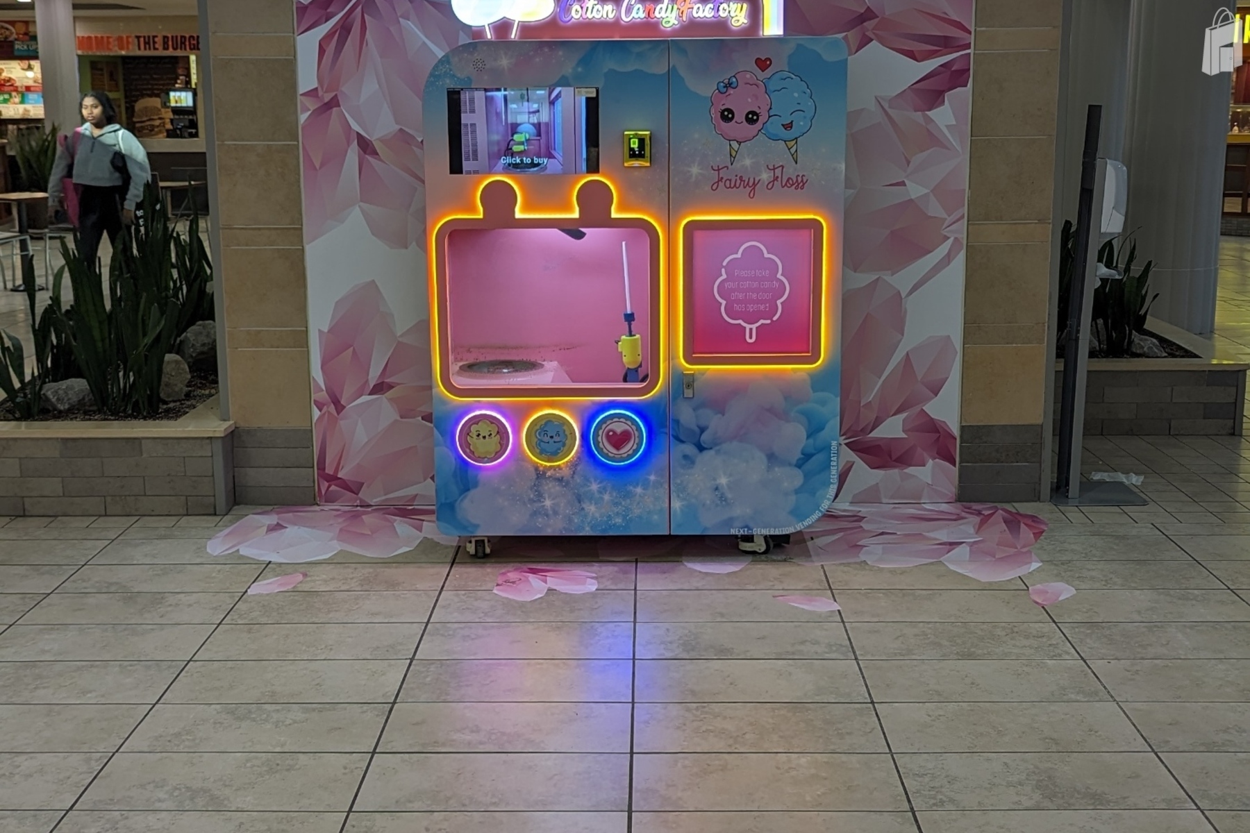 Welcome to an exciting opportunity to bring your vending machine space to life in the bustling Pickering Town Centre Food Court.