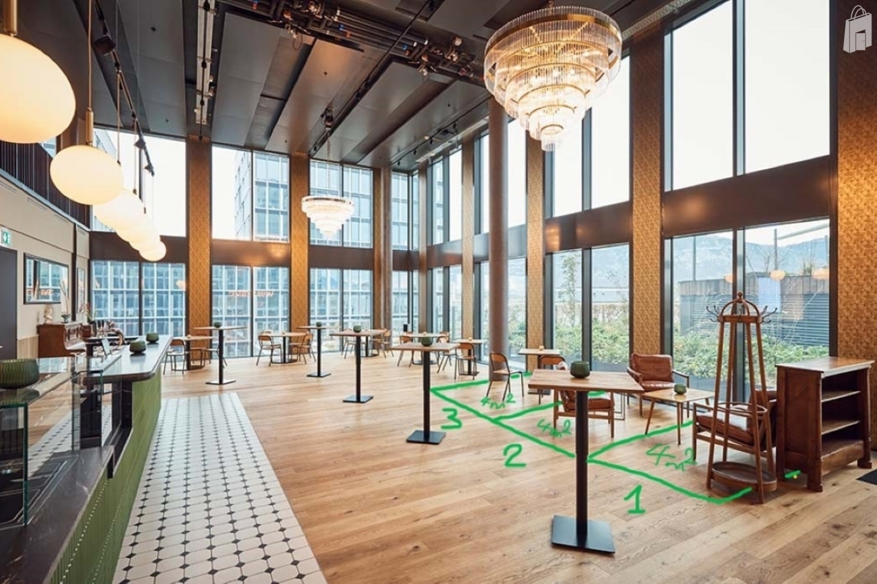 Stands à louer : 3x zones de 4m2