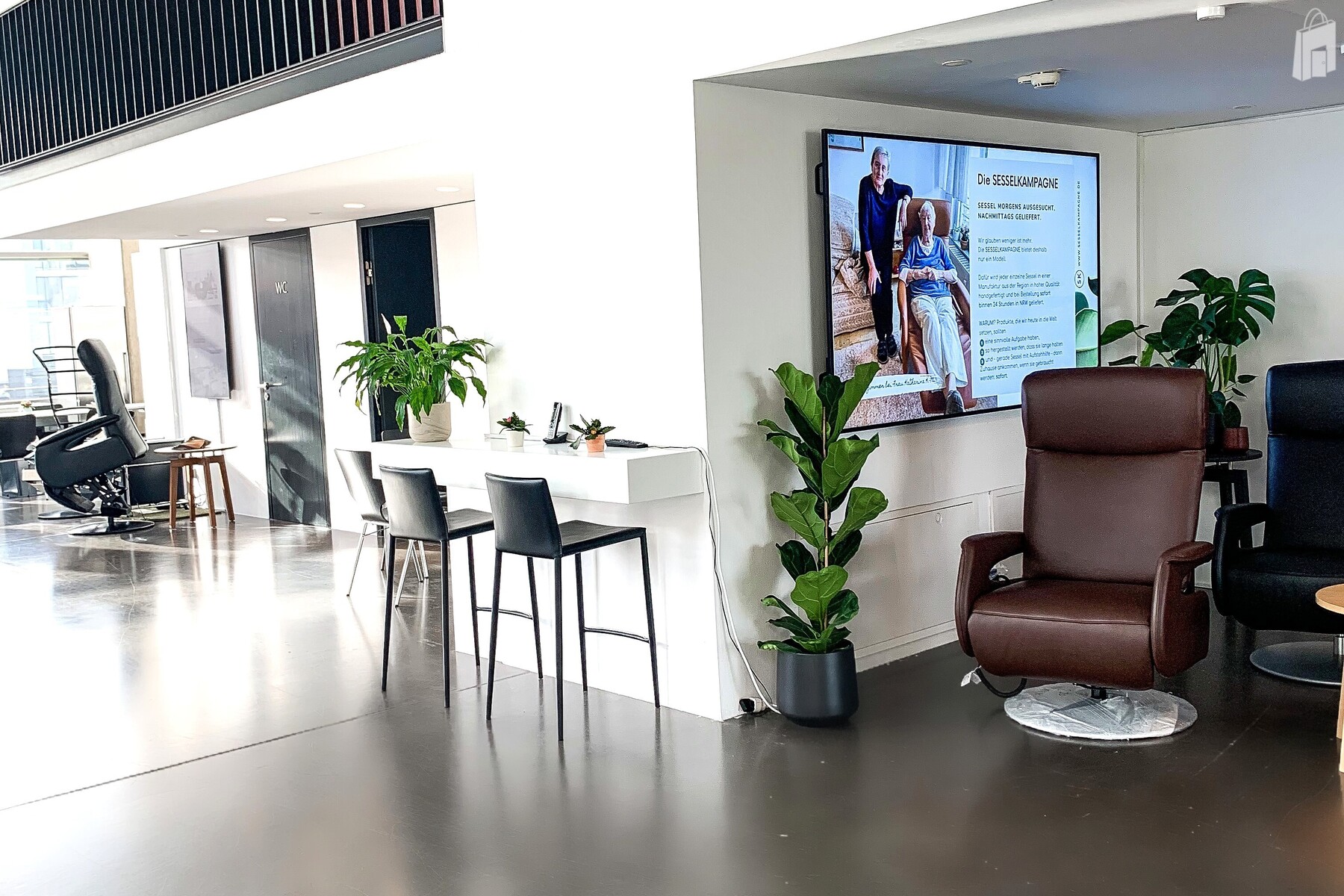 Interieur_Showroom Beispiel_Location im KRANHAUS NORD