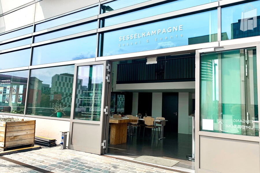 Seiteneingang_Lieferungen_alternativer Eingang_Location im KRANHAUS NORD