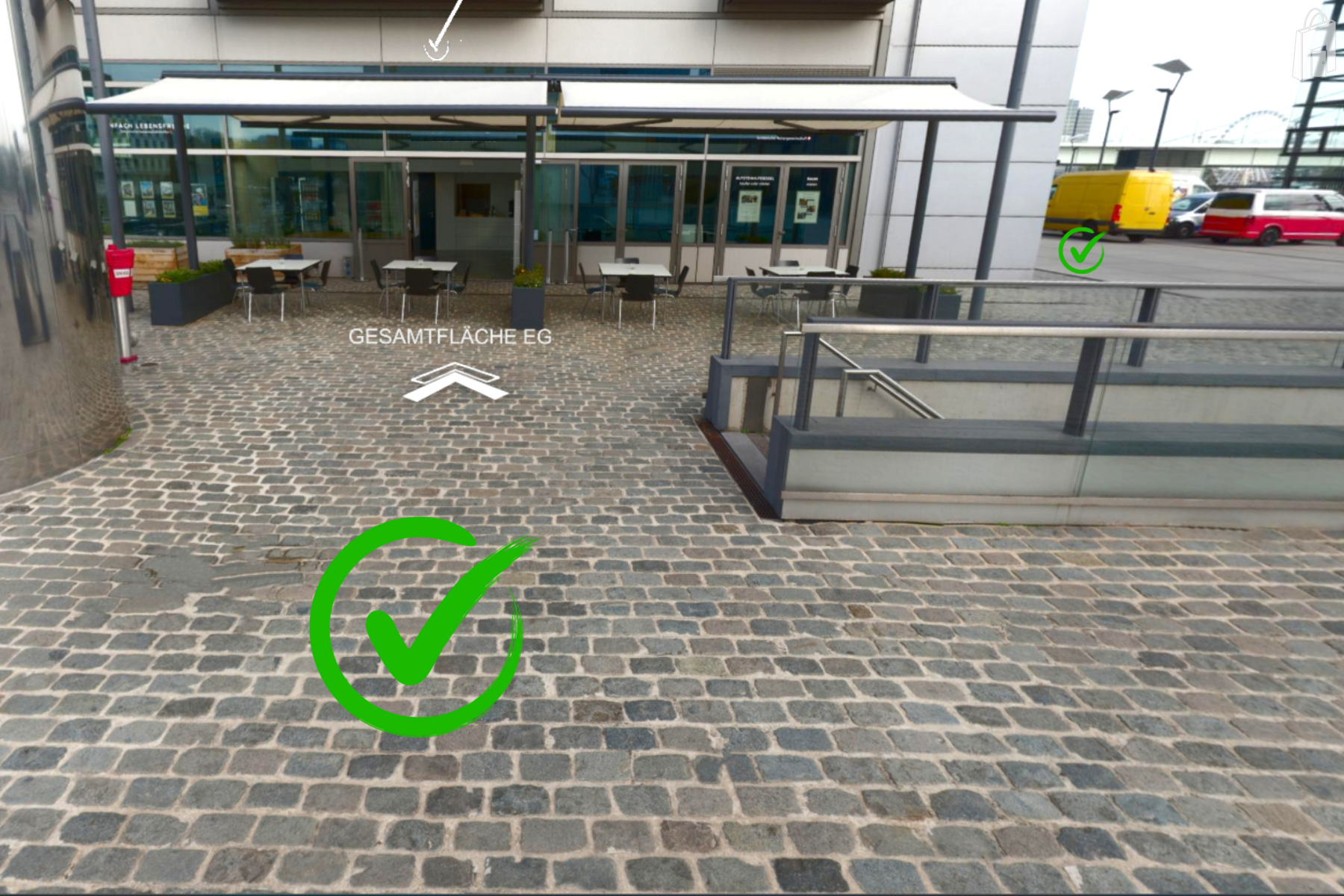 Anlieferungen Stellplatz_Location im KRANHAUS NORD