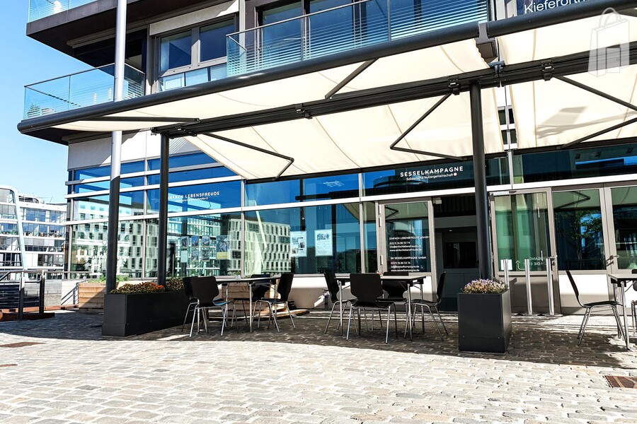 OUTDOOR Hafenterrasse_Location im KRANHAUS NORD