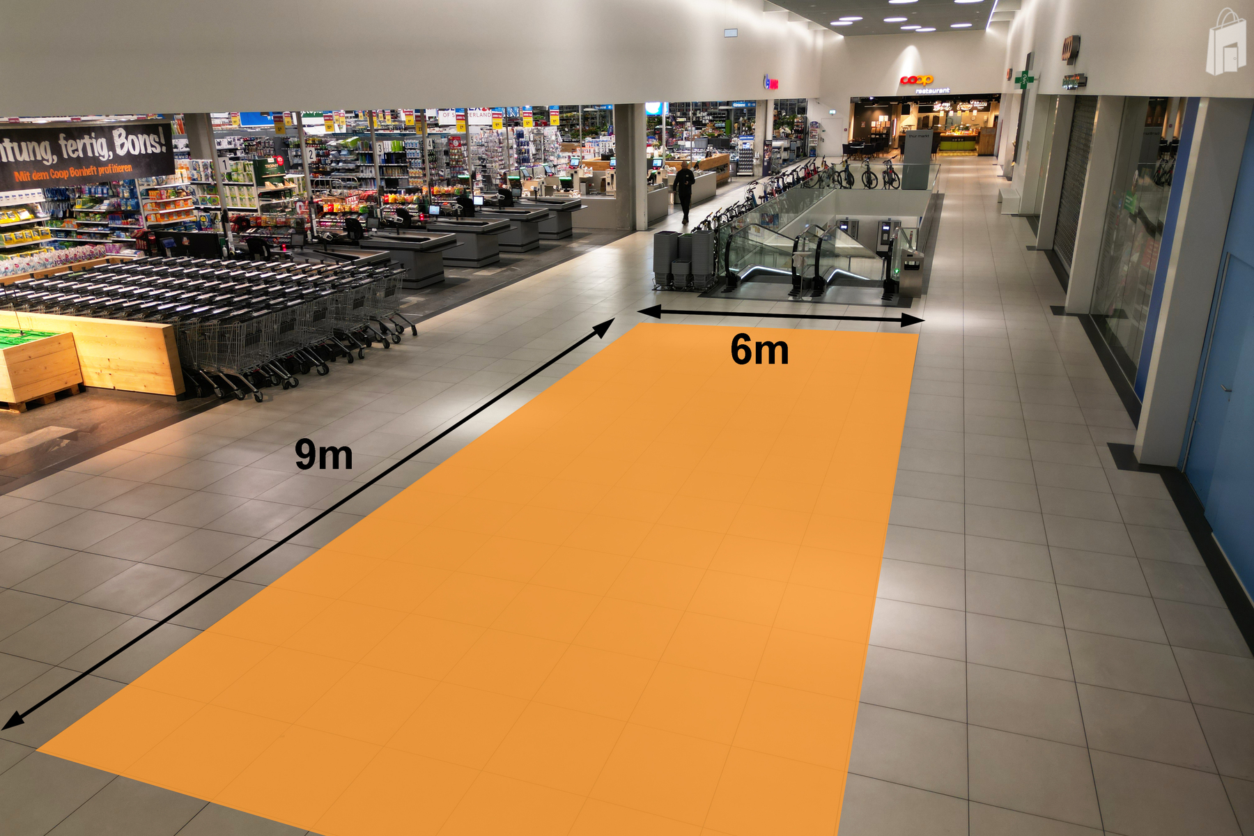 Promotionsfläche Thur Markt