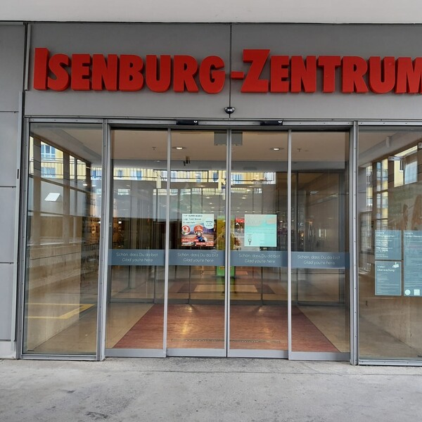 Isenburg- Zentrum Türaufkleber  OG