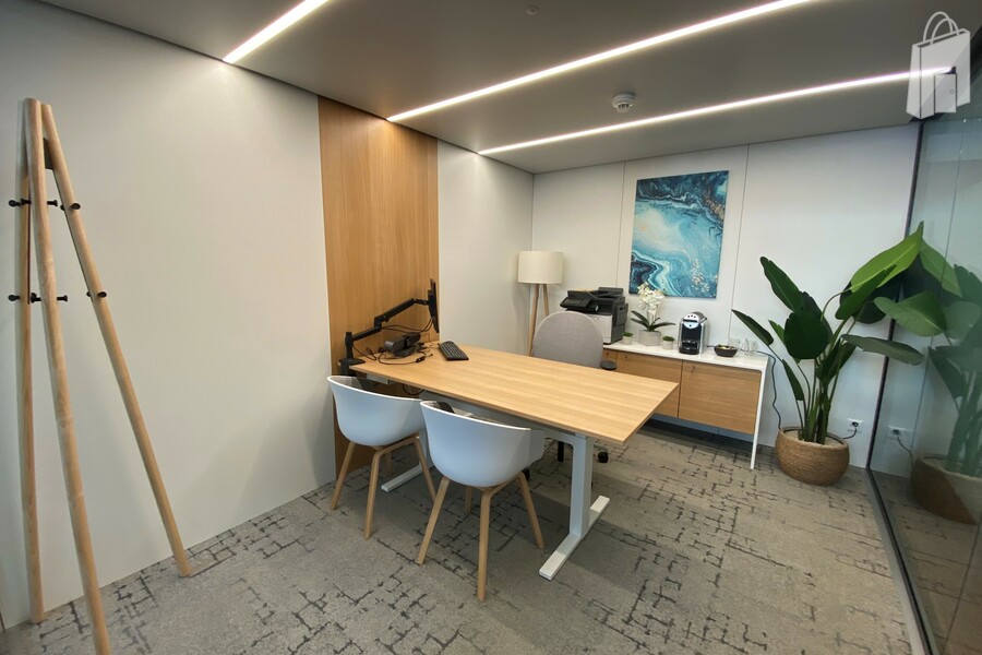 Vue intérieur,  Box de conseil filiale de la Poste Neuchâtel 1 Dépôt