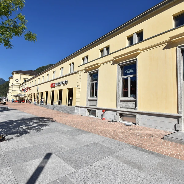 Promotion & Pop-Up Store Standort, Bellinzona Bahnhof
