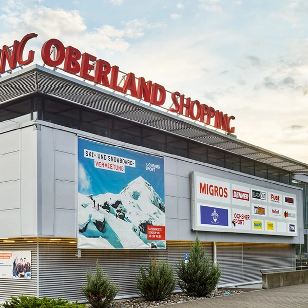 Promotionsfläche im gut besuchten Oberland Shopping zu vermieten