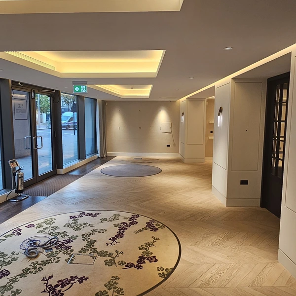 Huge glass fronted retail space on major central london high street