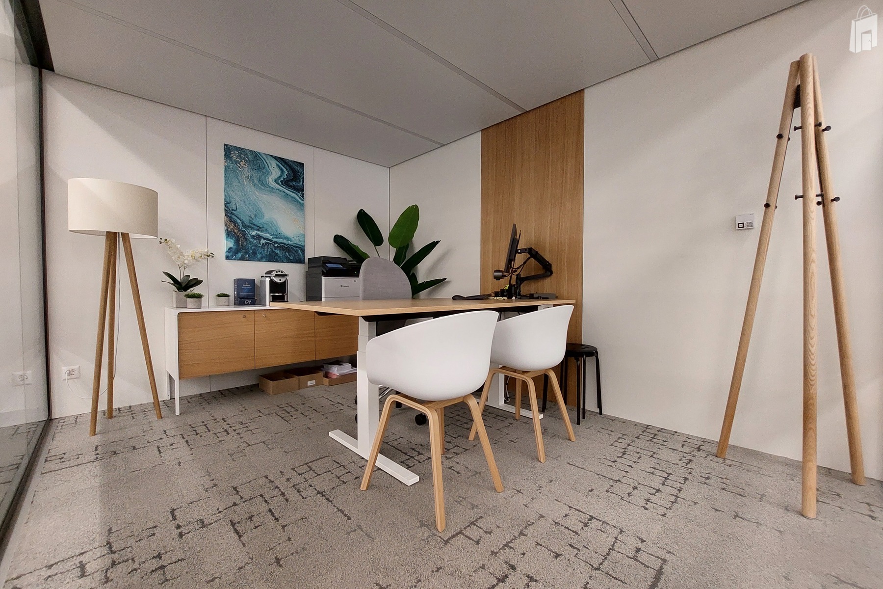 Innenansicht,  Beratungsbox Postfiliale Emmen Center