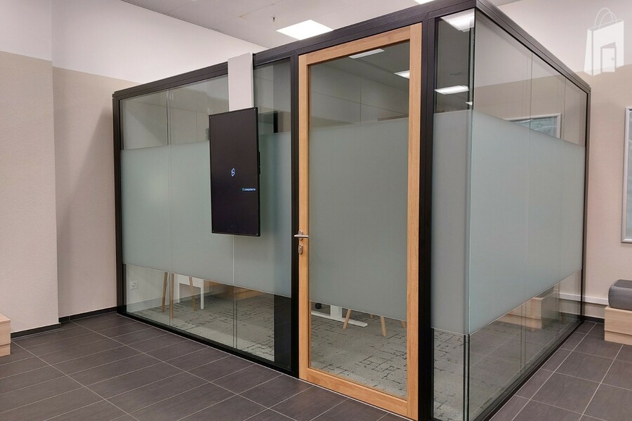 Aussenansicht,  Beratungsbox Postfiliale Emmen Center