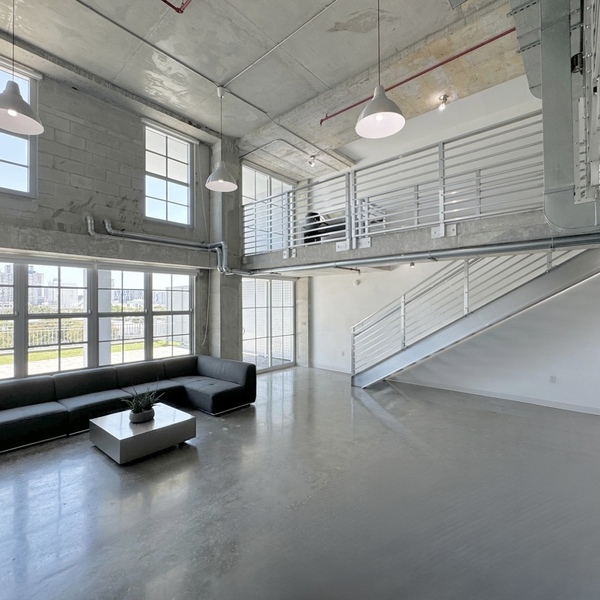 Industrial Daylight Loft in Wynwood with Natural Light & Huge Outdoor Rooftop with view