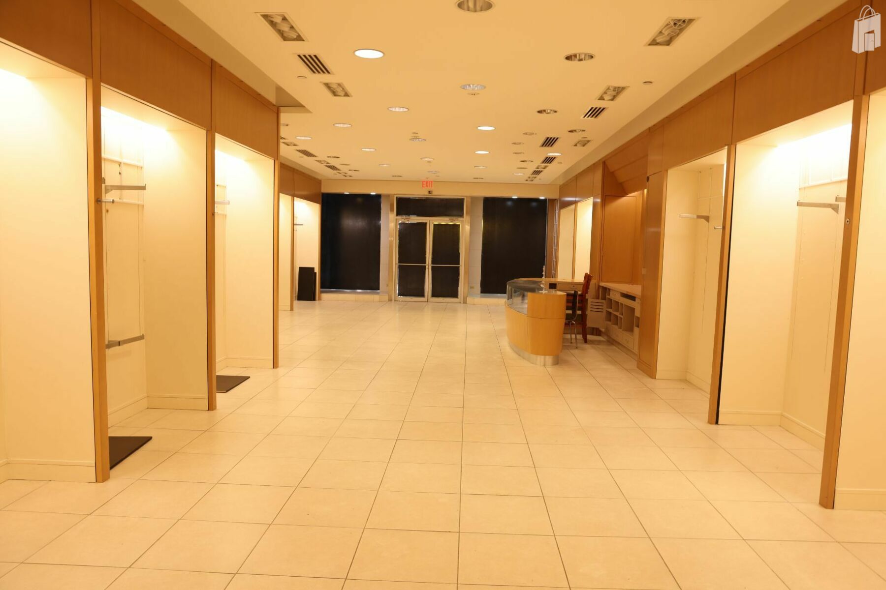 view from back of store