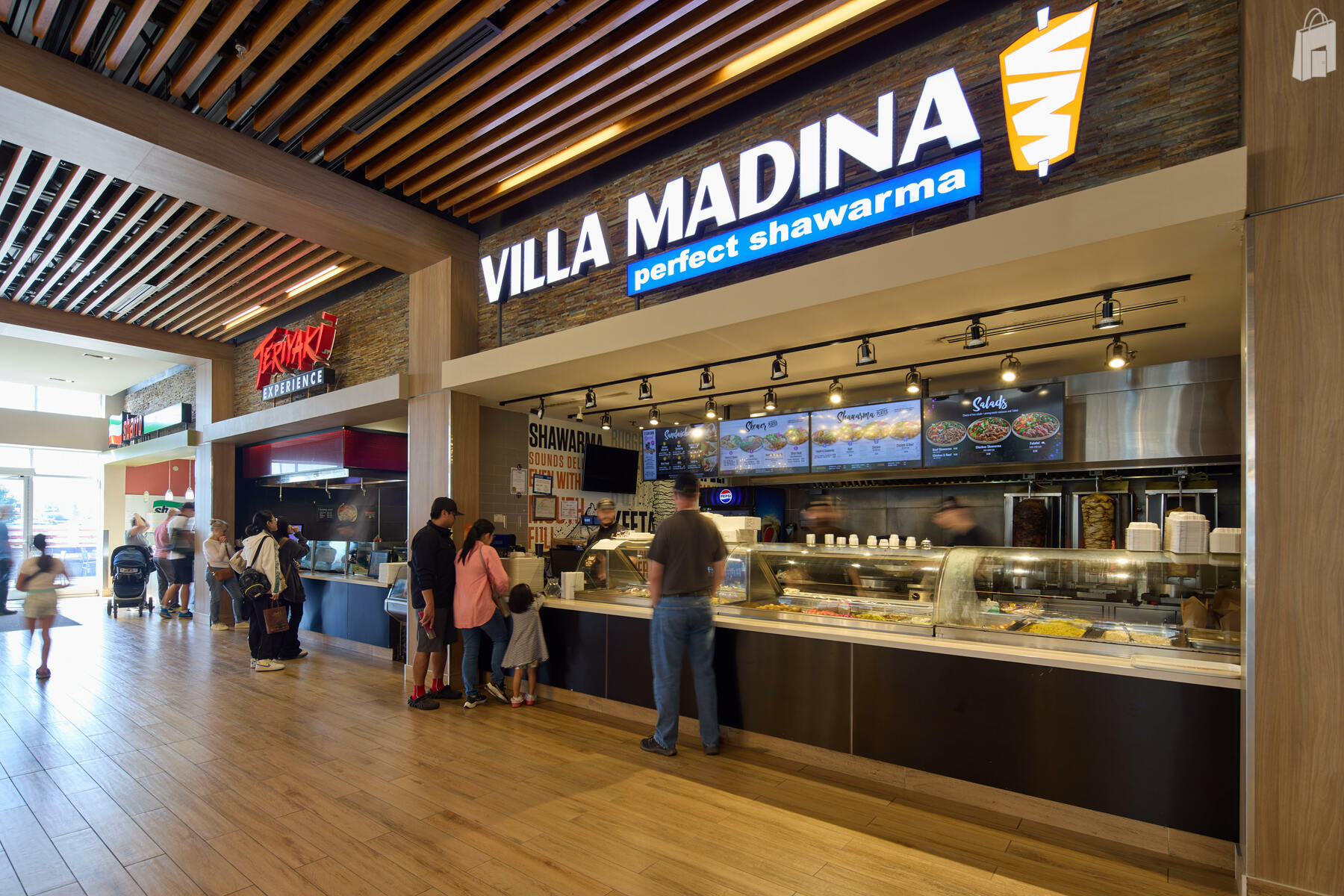 A collection of 4 food retailers.