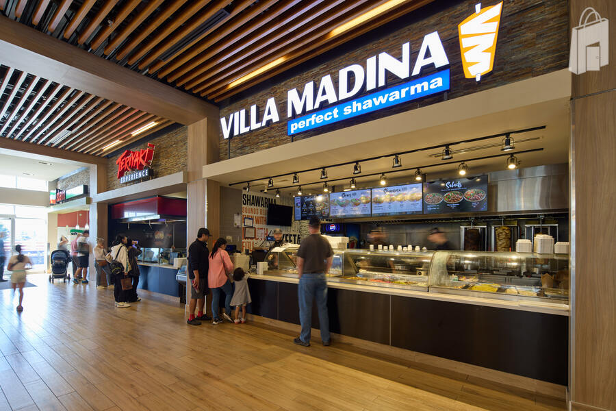 A collection of 4 food retailers.