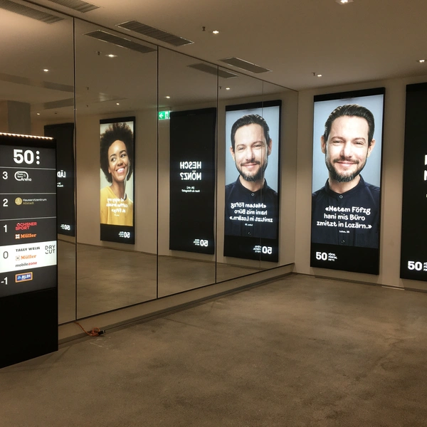 Promotionsstand im Herzen von Luzern