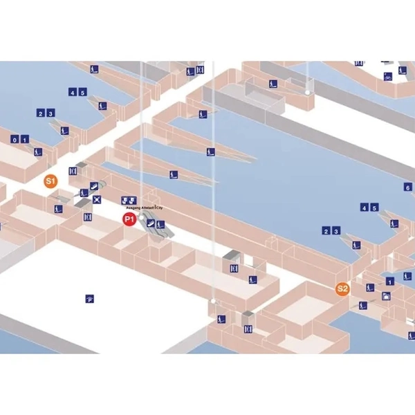 Verteilpunkte im Bahnhof Aarau