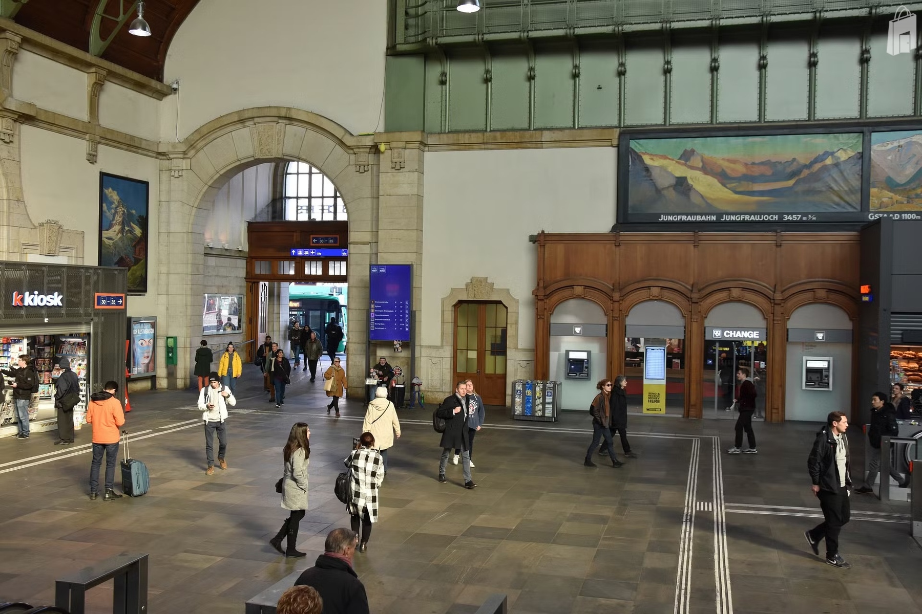 Verteilpunkte im Bahnhof Basel