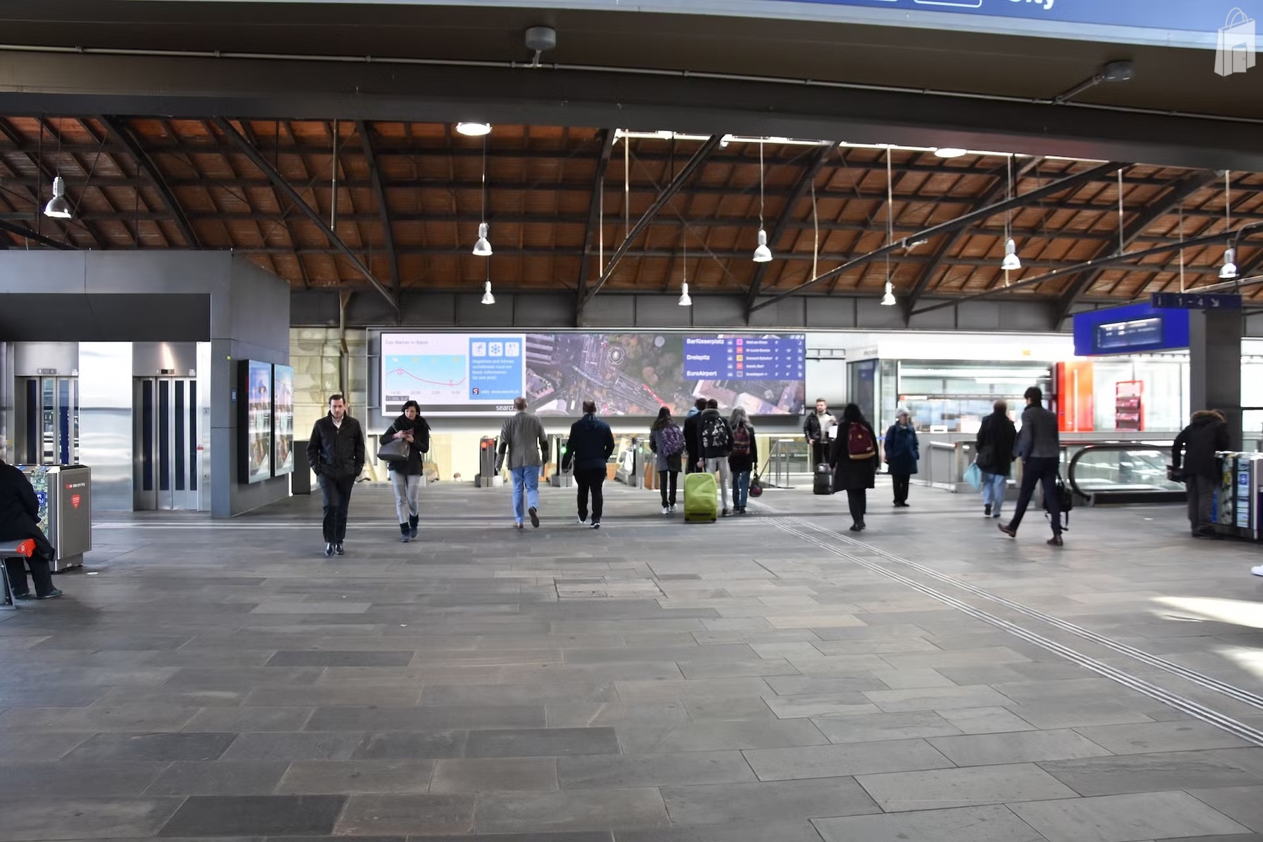 Verteilpunkte im Bahnhof Basel
