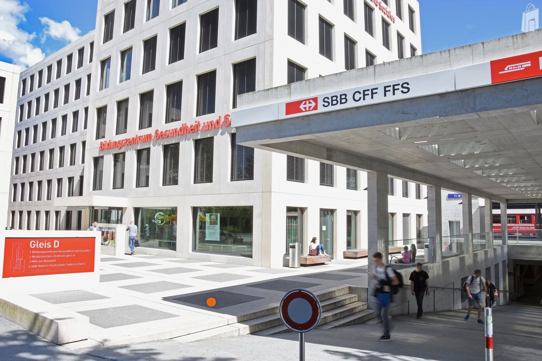 Verteilpunkte im Bahnhof Chur