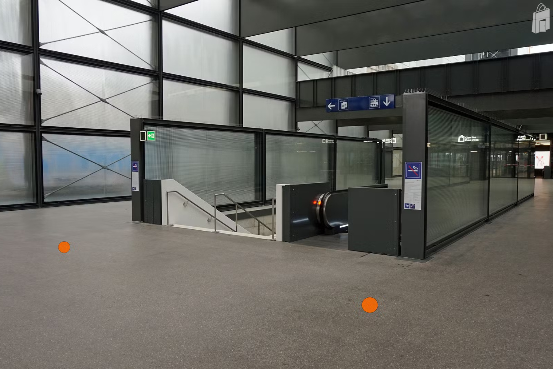 Verteilpunkte im Bahnhof Genève Eaux-Vives
