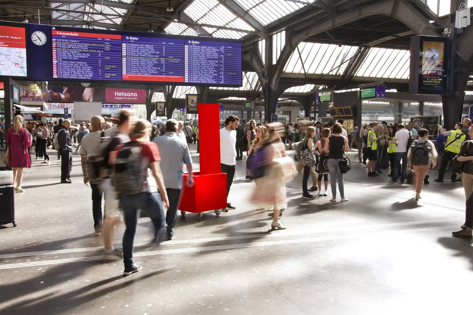Verteilpunkte im Bahnhof Liestal