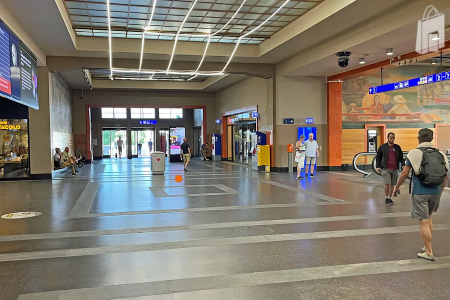 Verteilpunkte im Bahnhof Neuchâtel