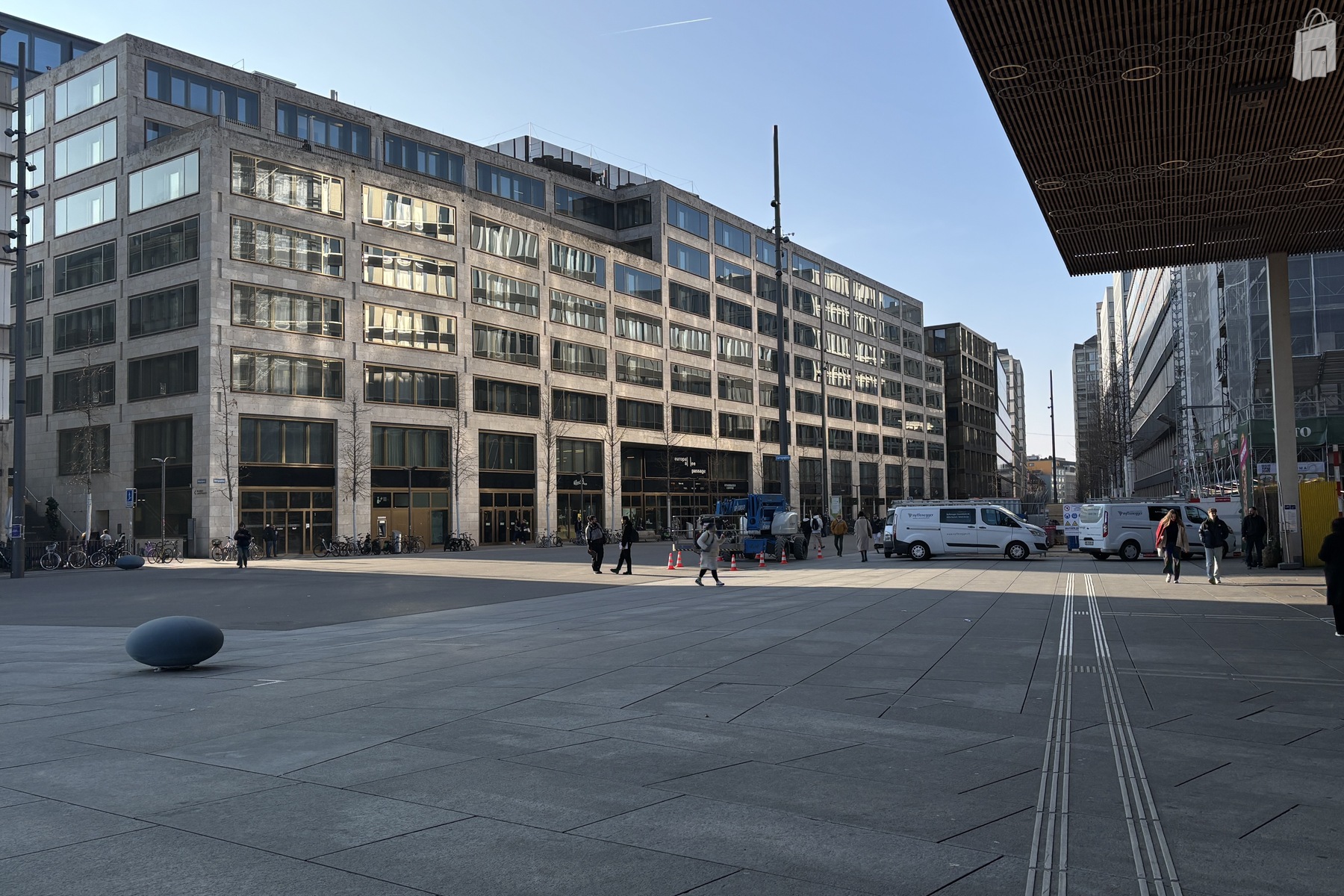 Verteilpunkte im Bahnhof Zürich Europaplatz